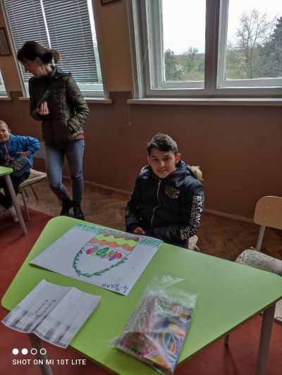Конкурс "Най-добрата рисунка на тема "Великден"- 4-ти клас - ОУ Христо Ботев - Паничери